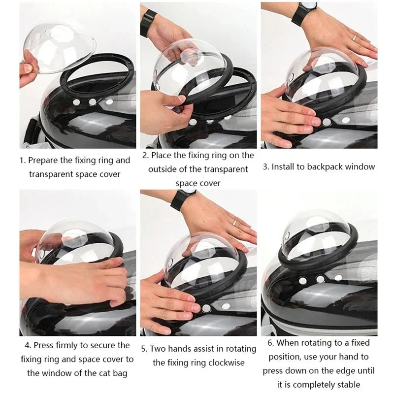 🐱 Portable Cat Backpack Carrier – Comfortable Travel Backpack for Cats & Small Pets