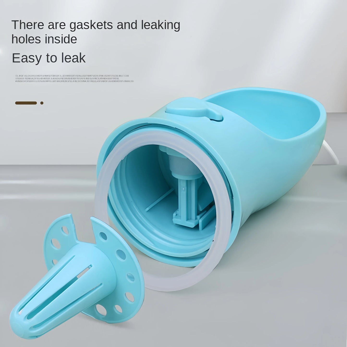 🐾🐶 PawGo Portable Pet Water Bottle with Food Dispenser