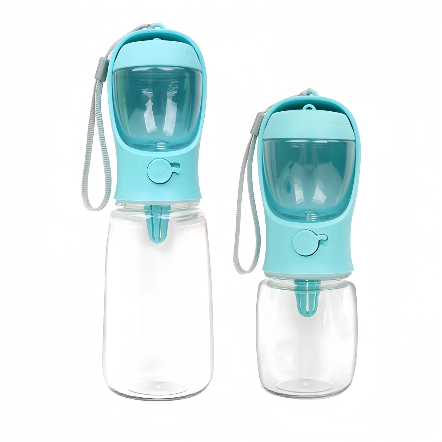 🐾🐶 PawGo Portable Pet Water Bottle with Food Dispenser